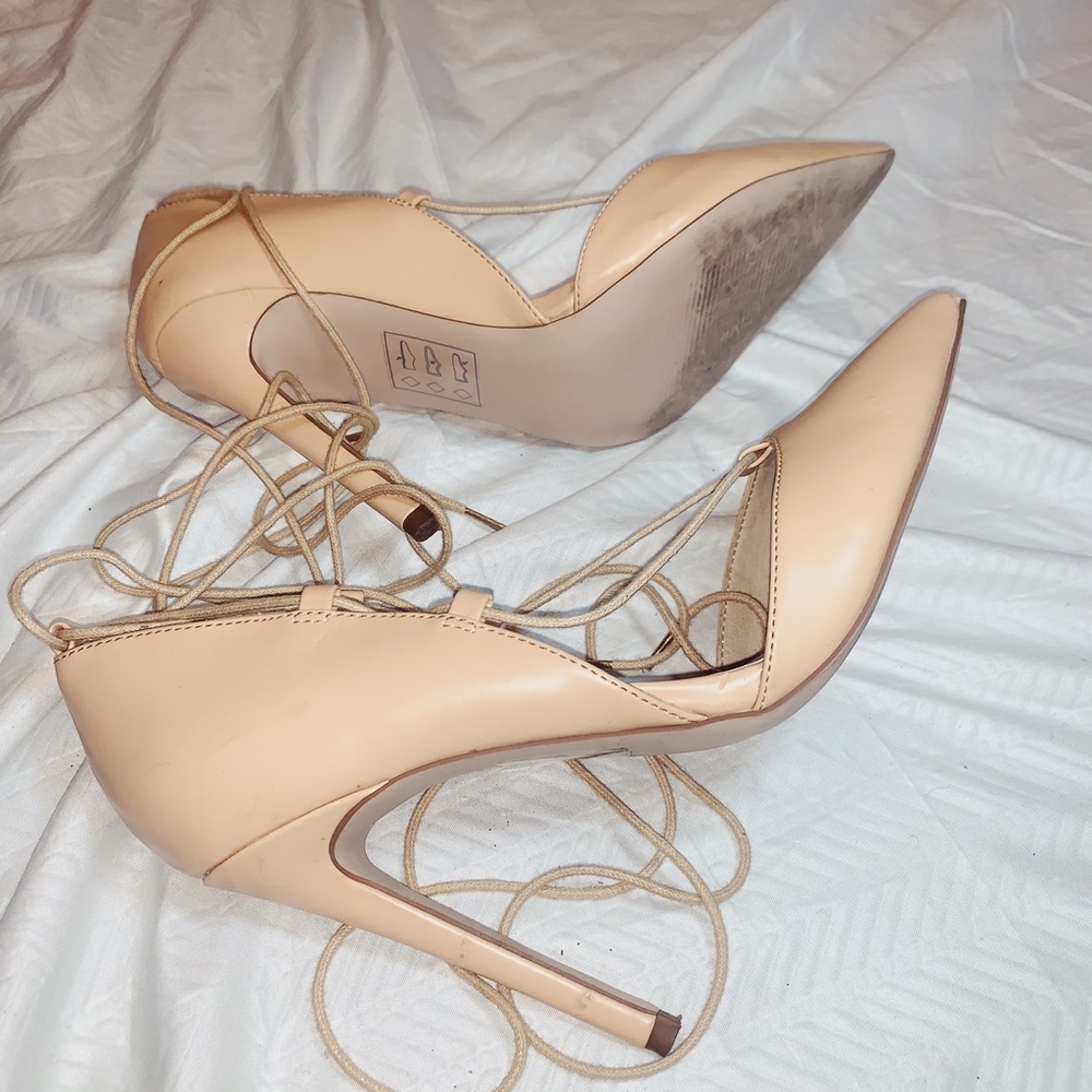 ASOS Strappy Nude Pumps - Picture 7 of 7